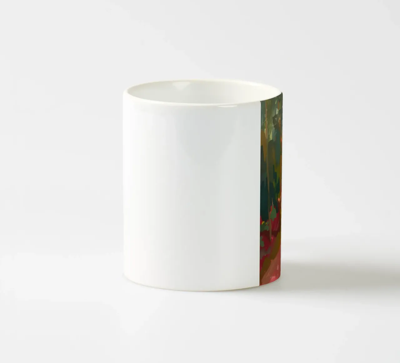 Foresta illuminata dal sole tazza in ceramica da DaarbyN