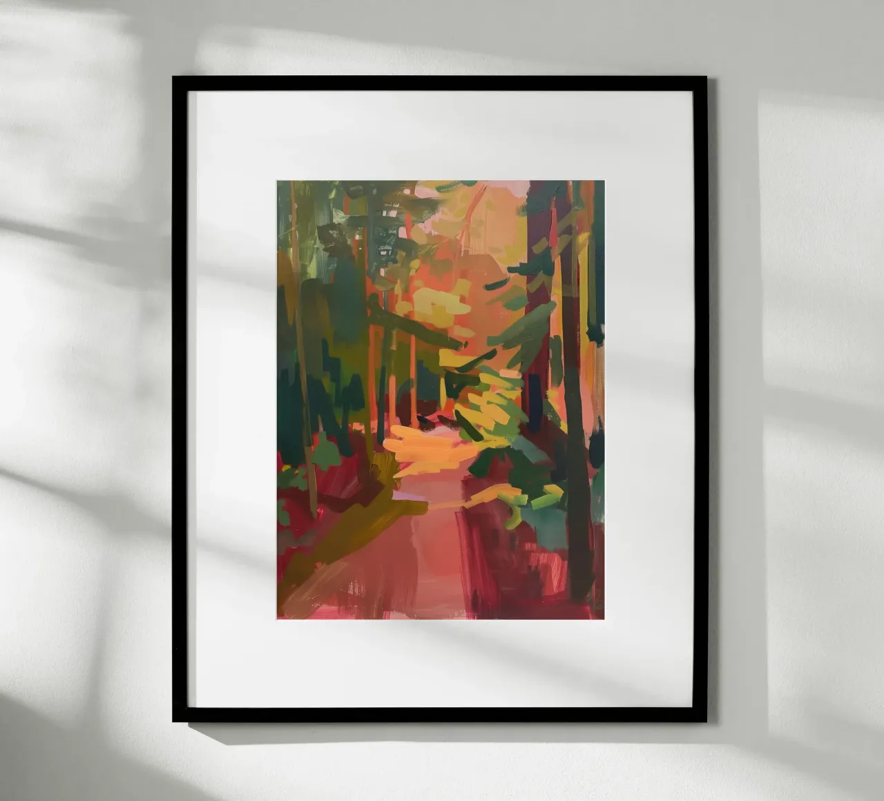 Foresta illuminata dal sole carta hahnemühle da DaarbyN