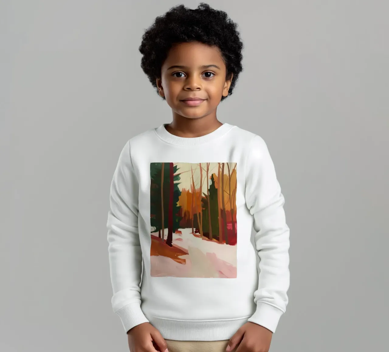 Foresta invernale felpa bambino da DaarbyN