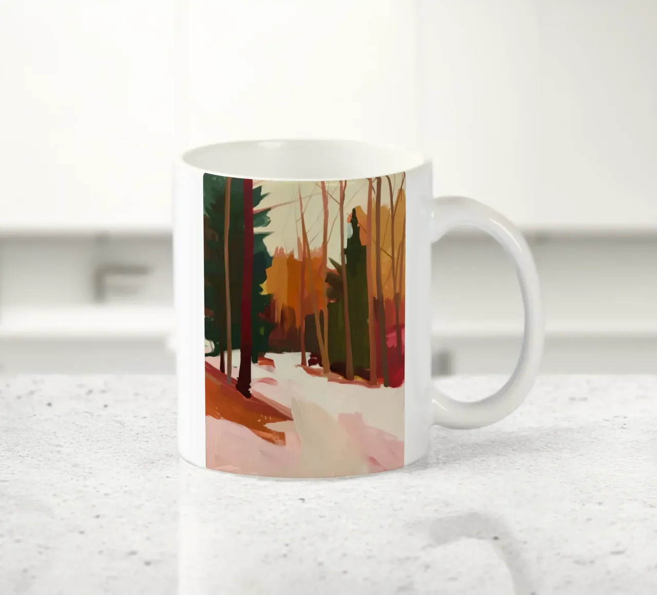 Foresta invernale tazza in ceramica da DaarbyN