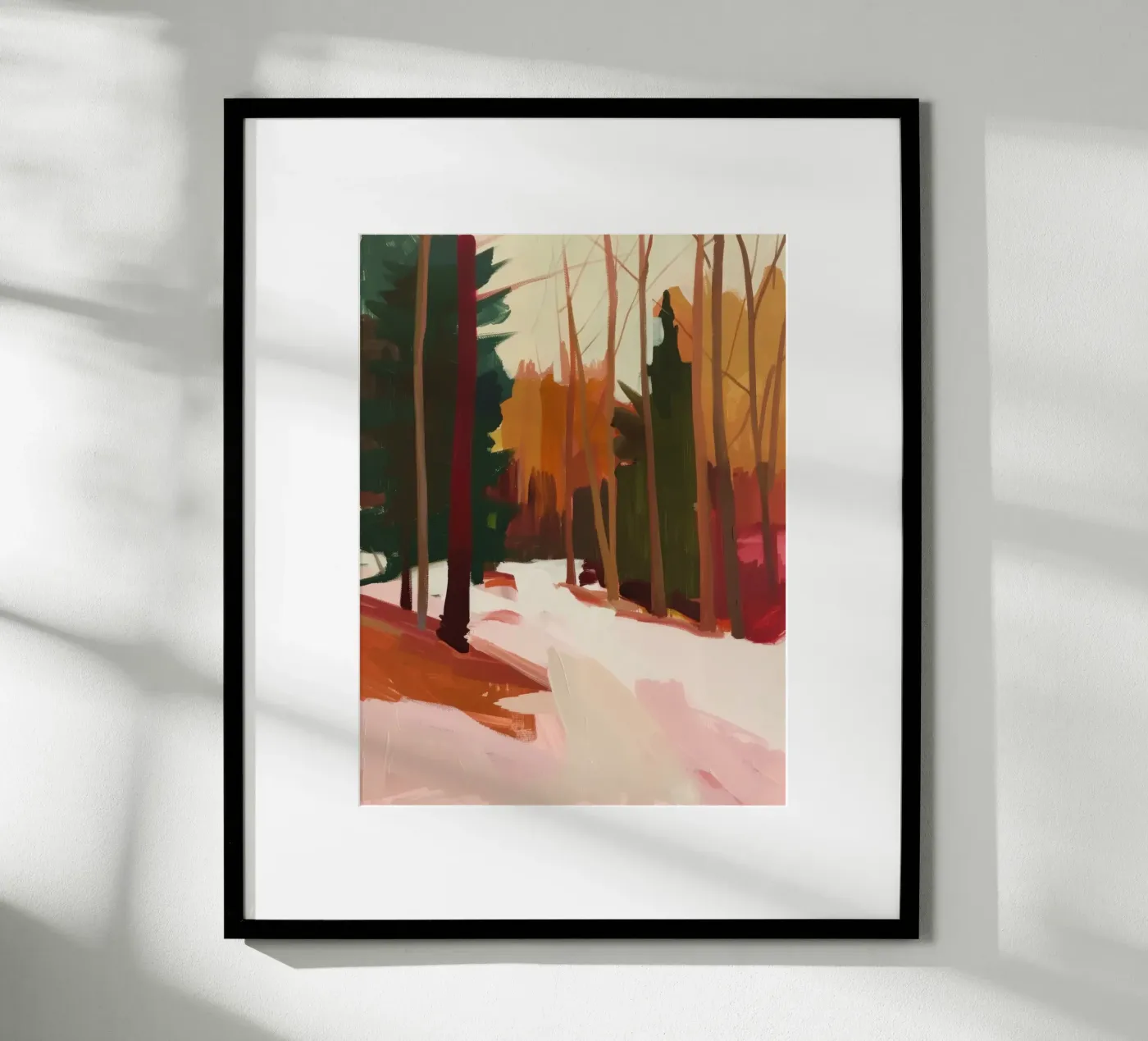 Winterbos poster van DaarbyN