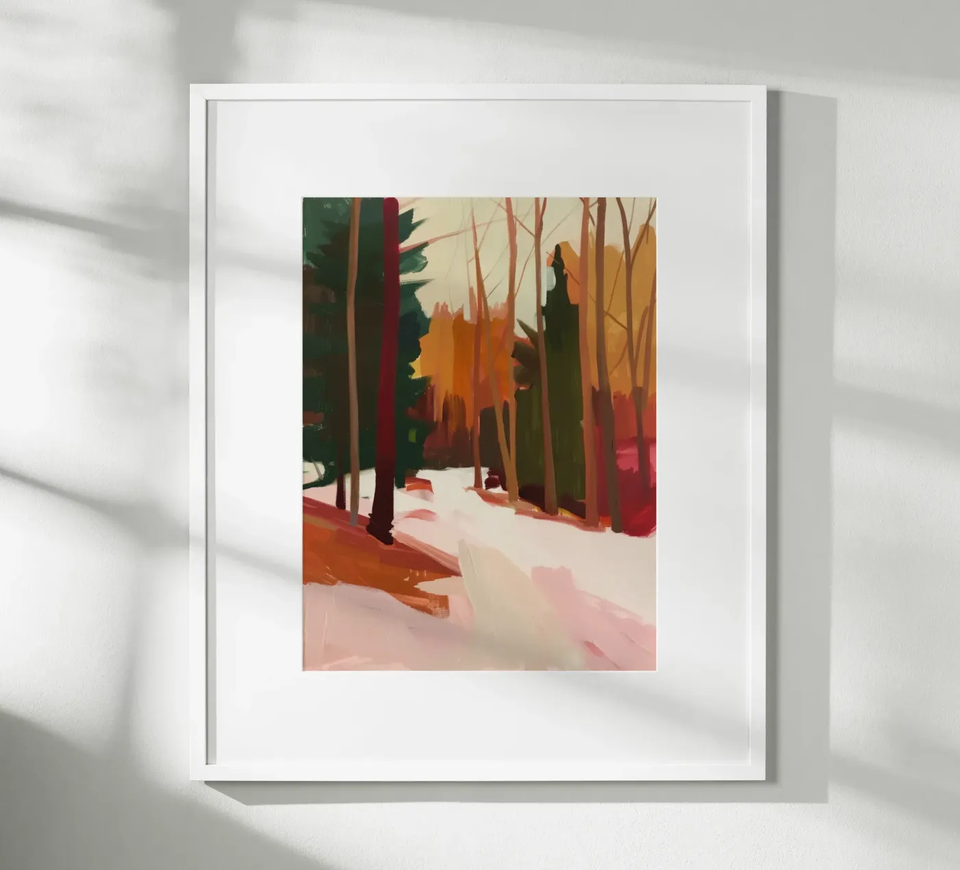 Winterbos poster van DaarbyN