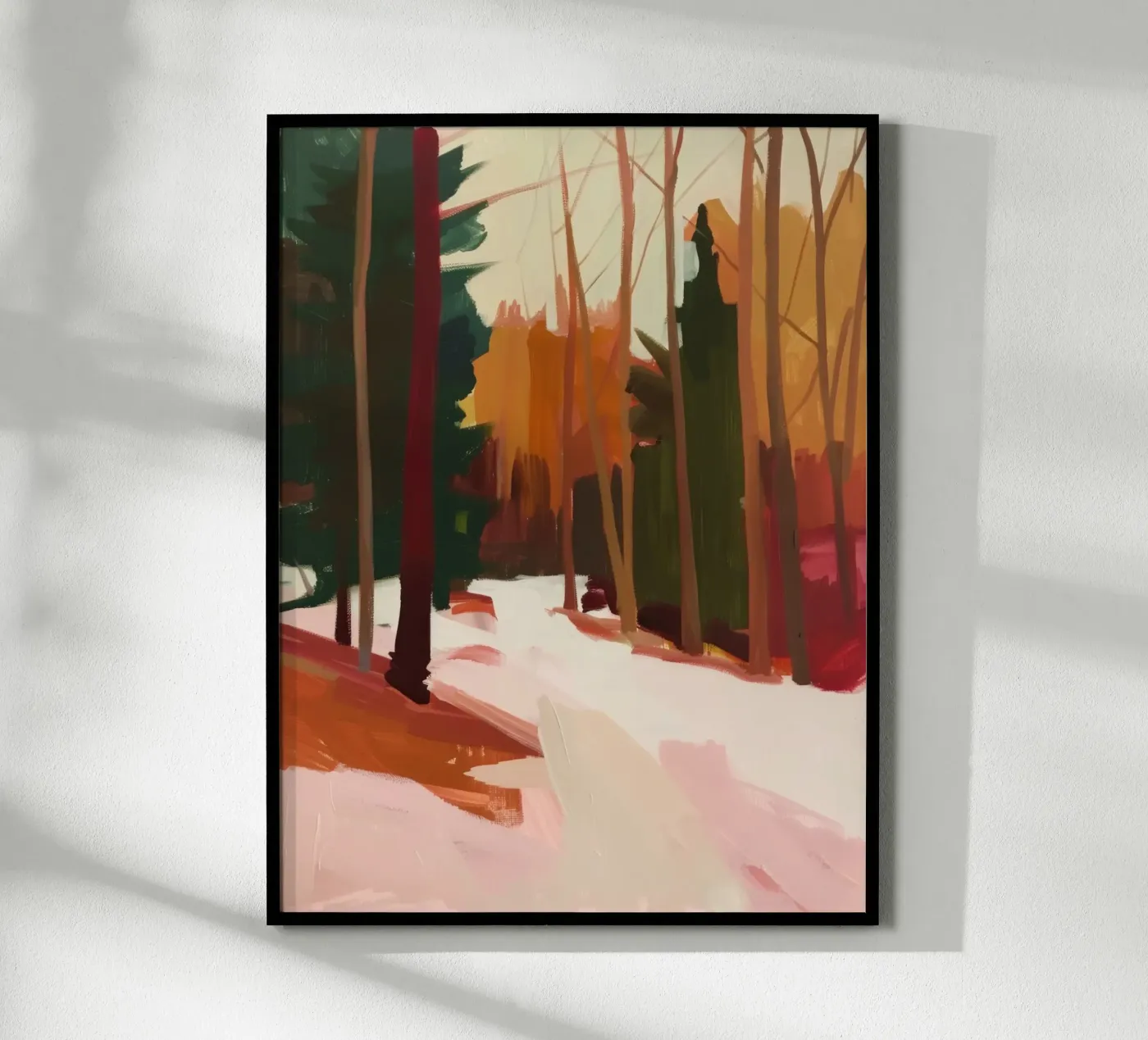 Winterbos poster van DaarbyN