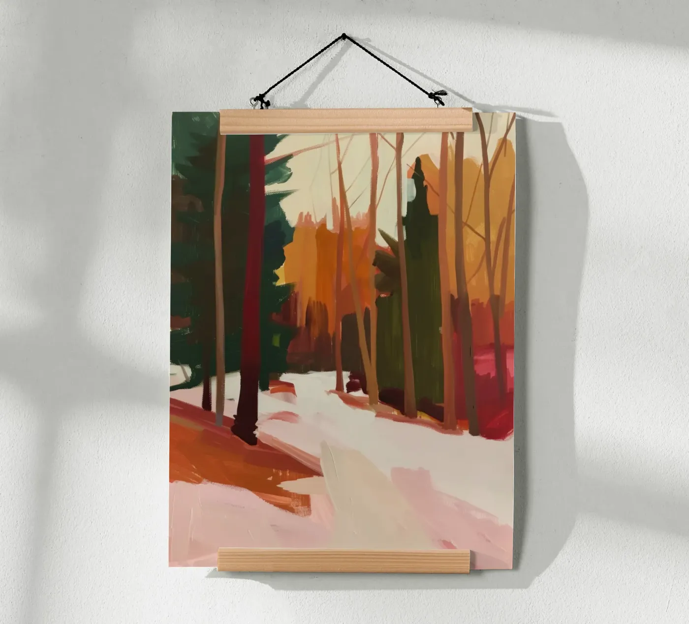 Winterbos poster van DaarbyN