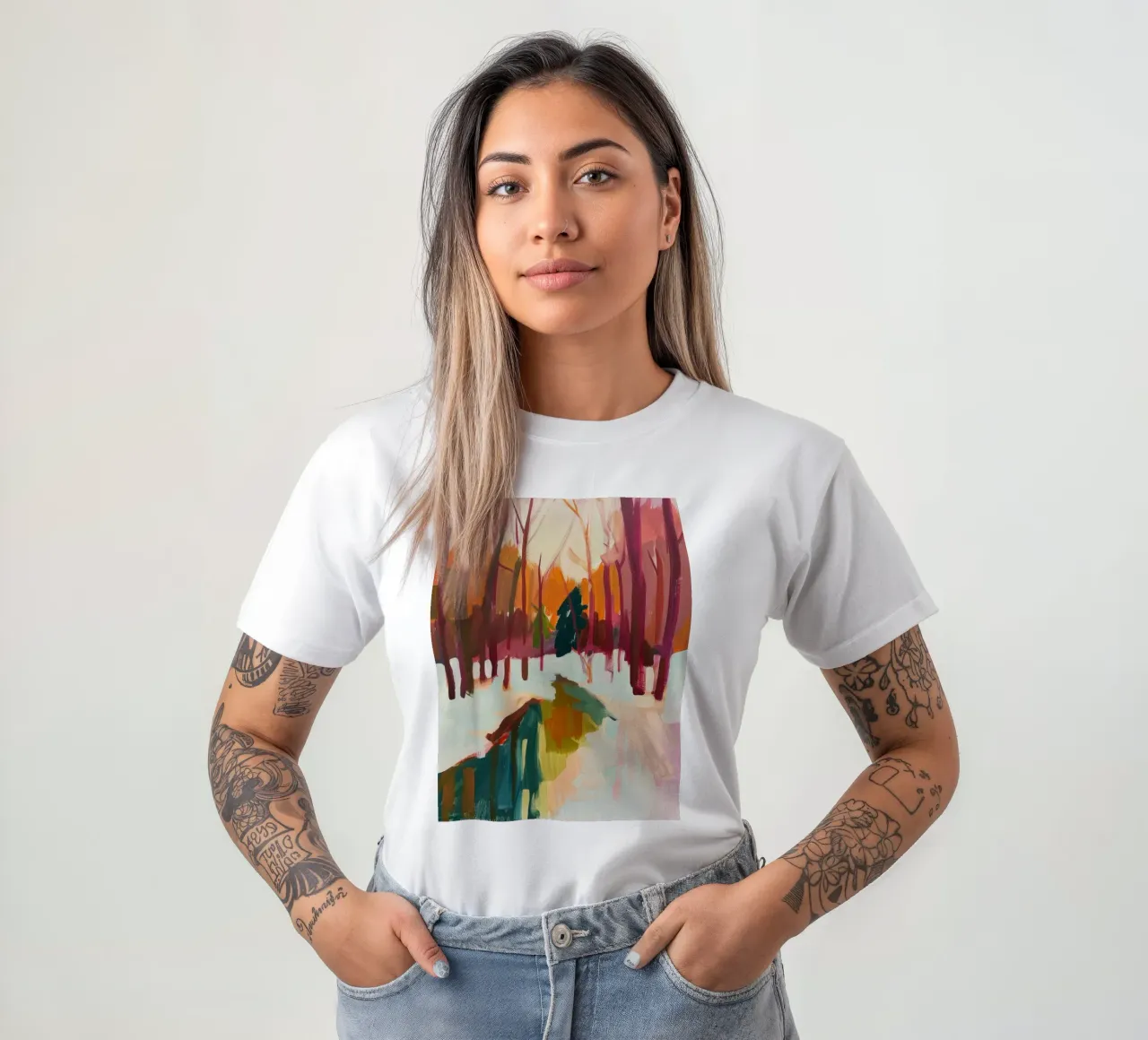 Foresta invernale II t-shirt da DaarbyN