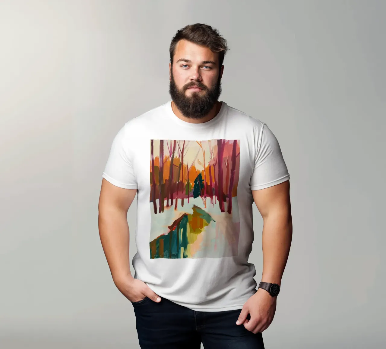 Foresta invernale II t-shirt da DaarbyN