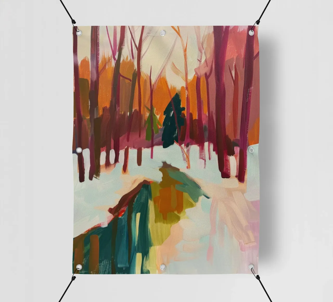 Foresta invernale II telo in pvc da DaarbyN