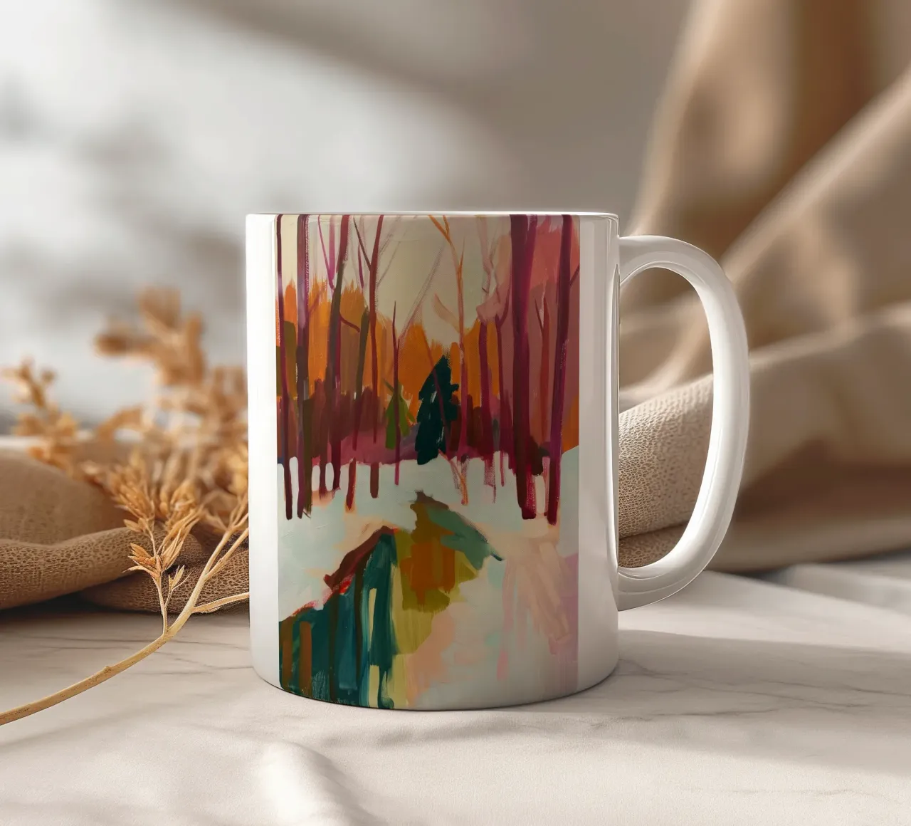 Foresta invernale II tazza in ceramica da DaarbyN