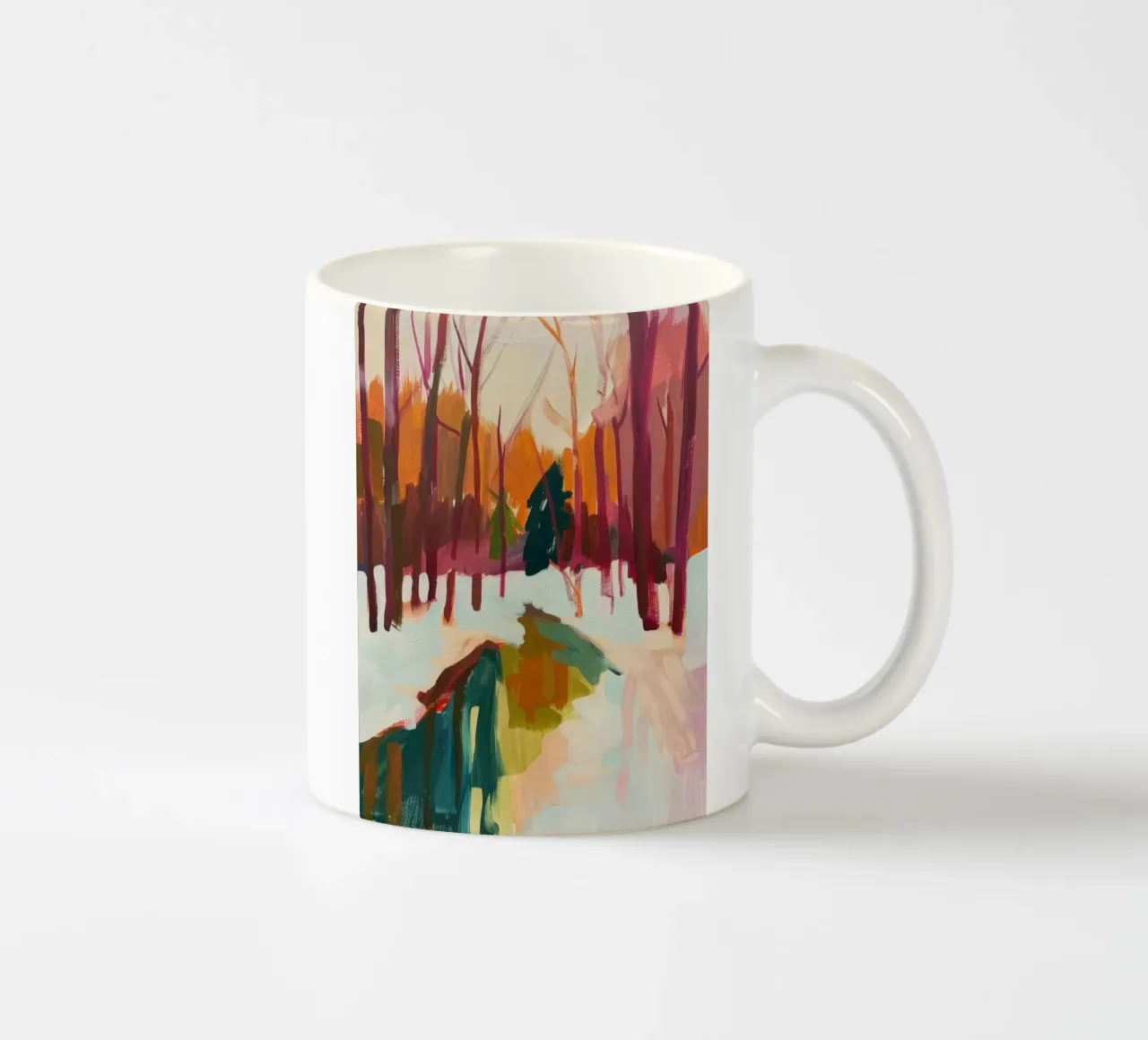 Foresta invernale II tazza in ceramica da DaarbyN