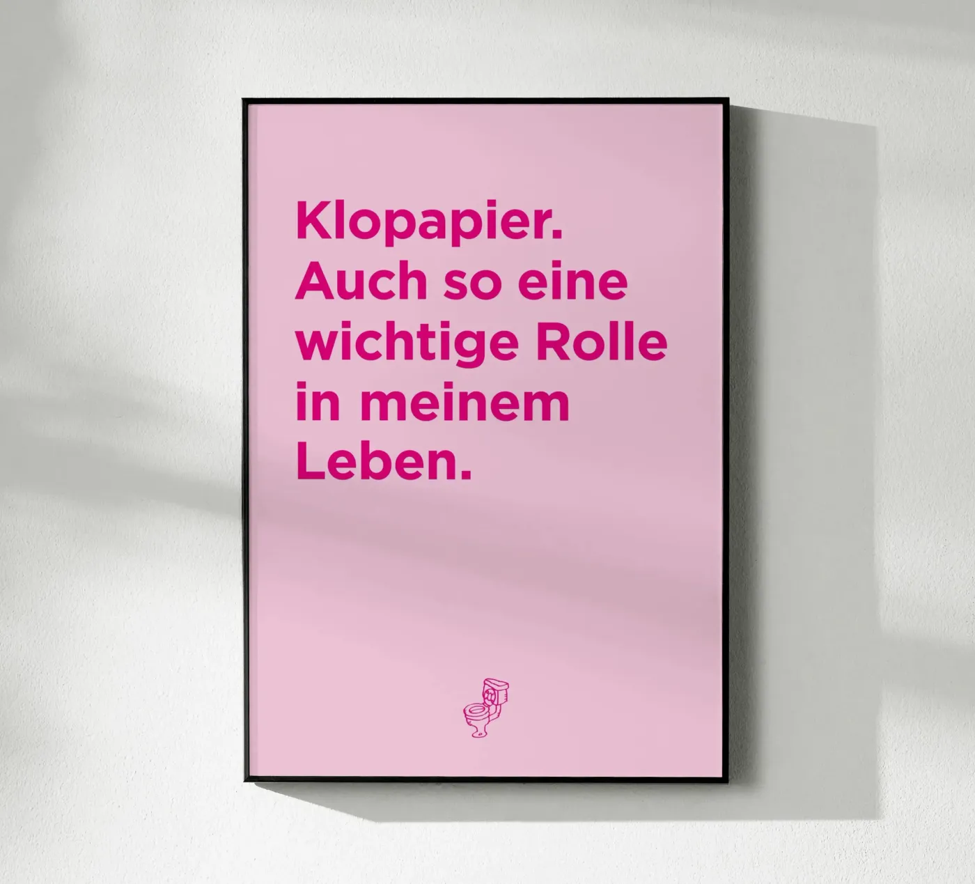 Klopapier Acryl-Glas von Art Fart