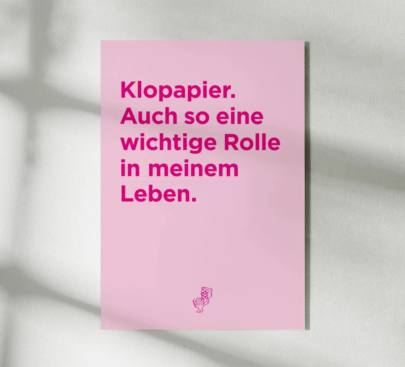 Klopapier Acryl-Glas von Art Fart