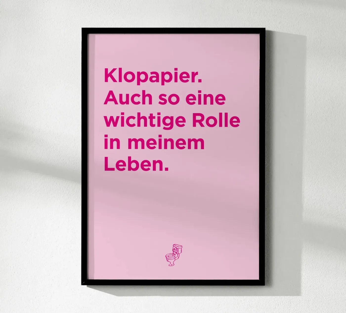 Klopapier poster by Art Fart