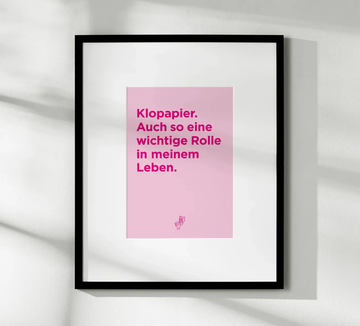 Klopapier poster by Art Fart