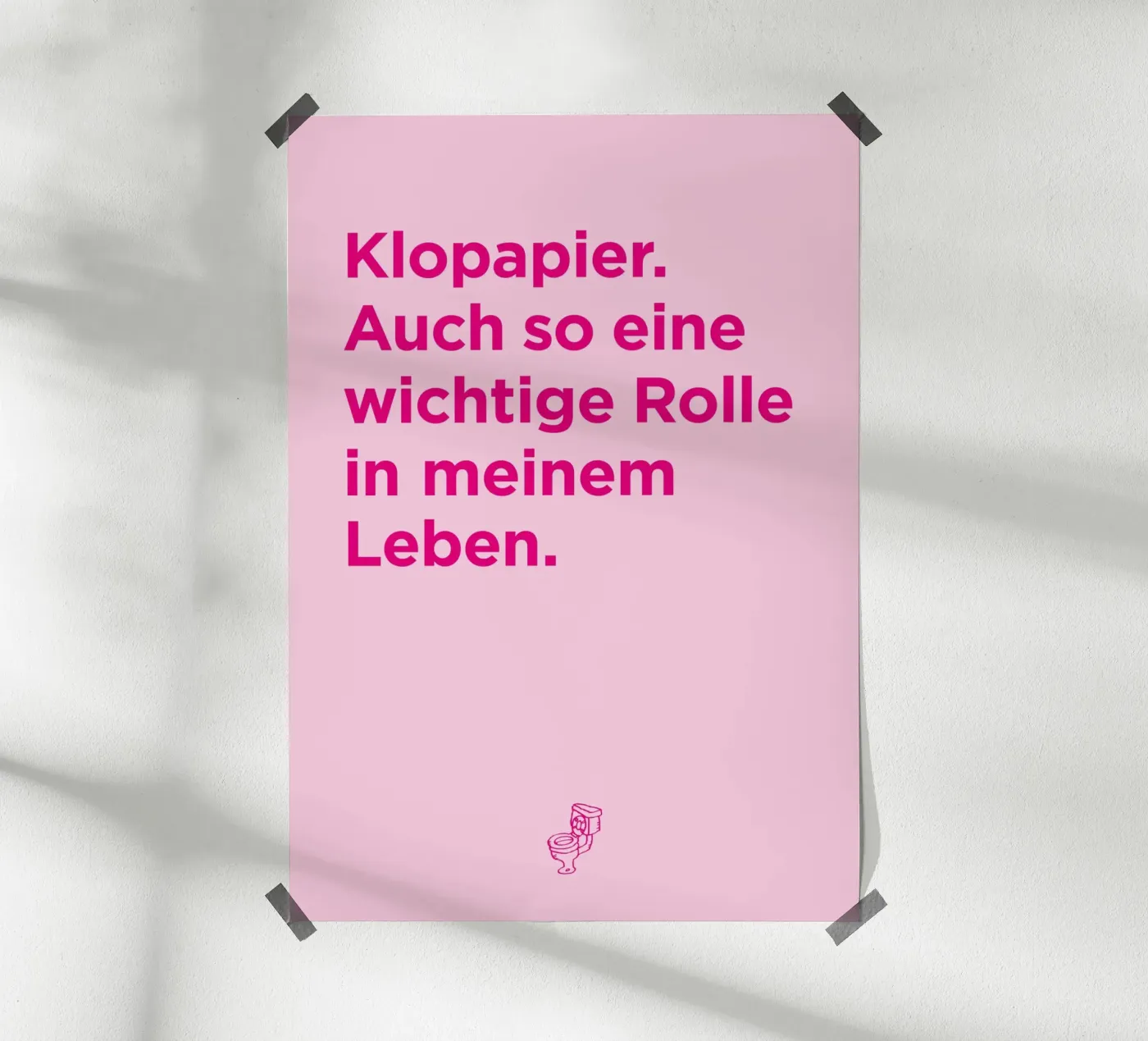 Klopapier poster by Art Fart