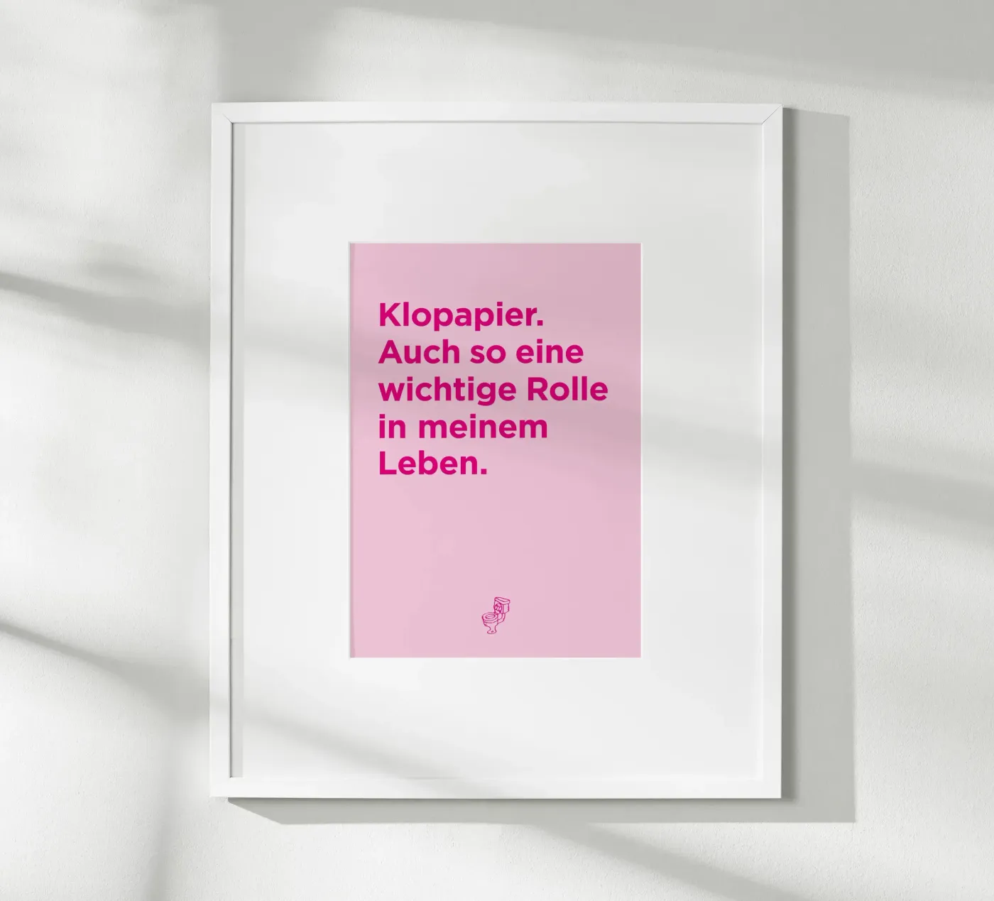 Klopapier poster by Art Fart