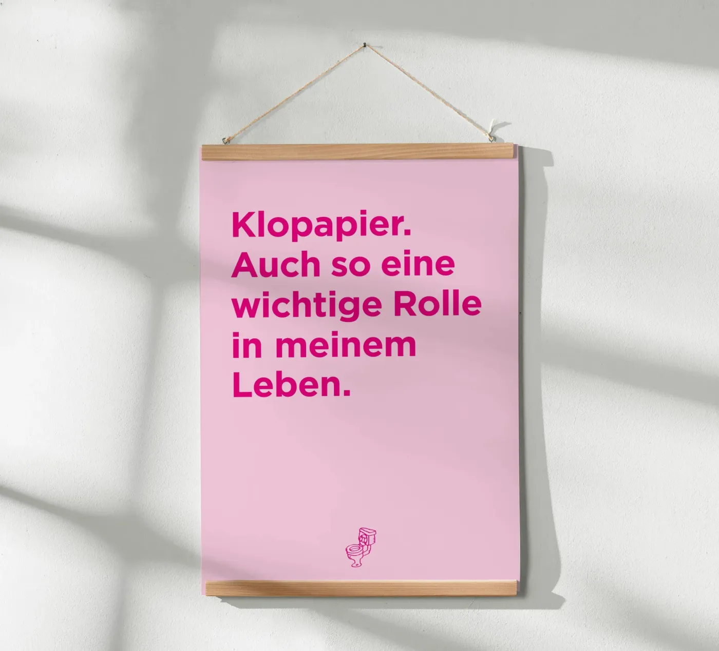 Klopapier poster by Art Fart