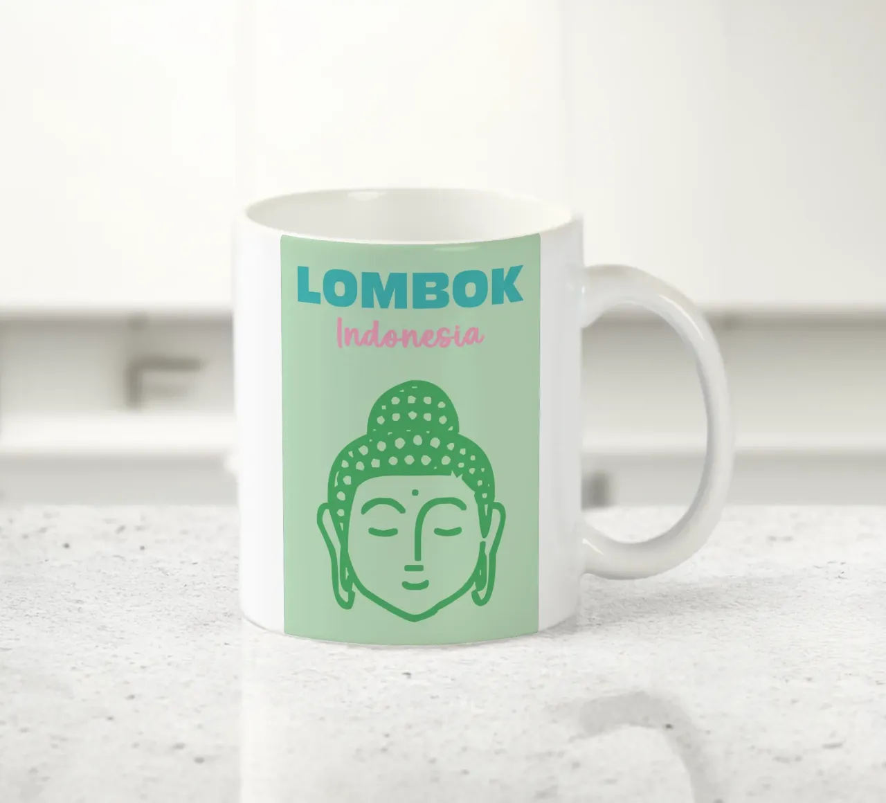 Lombok, Indonesia tazza in ceramica da Art Fart