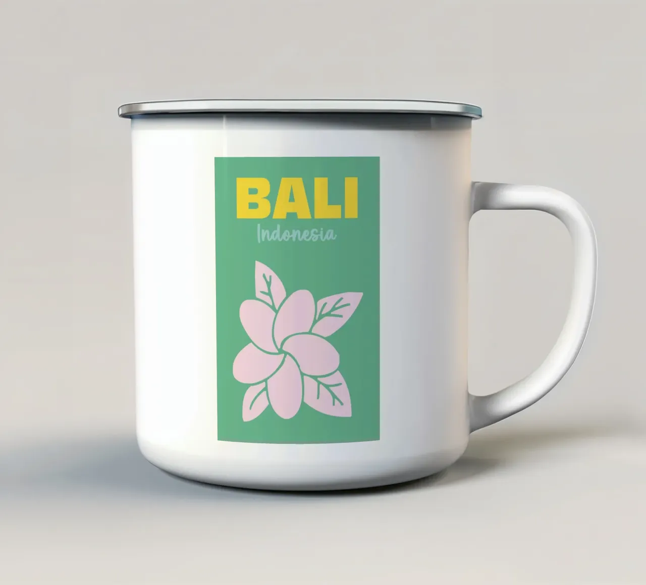 Bali, Indonesia tazza in smalto da Art Fart
