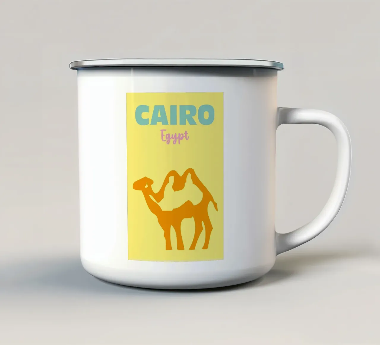 Kairo, Egypt tazza in smalto da Art Fart