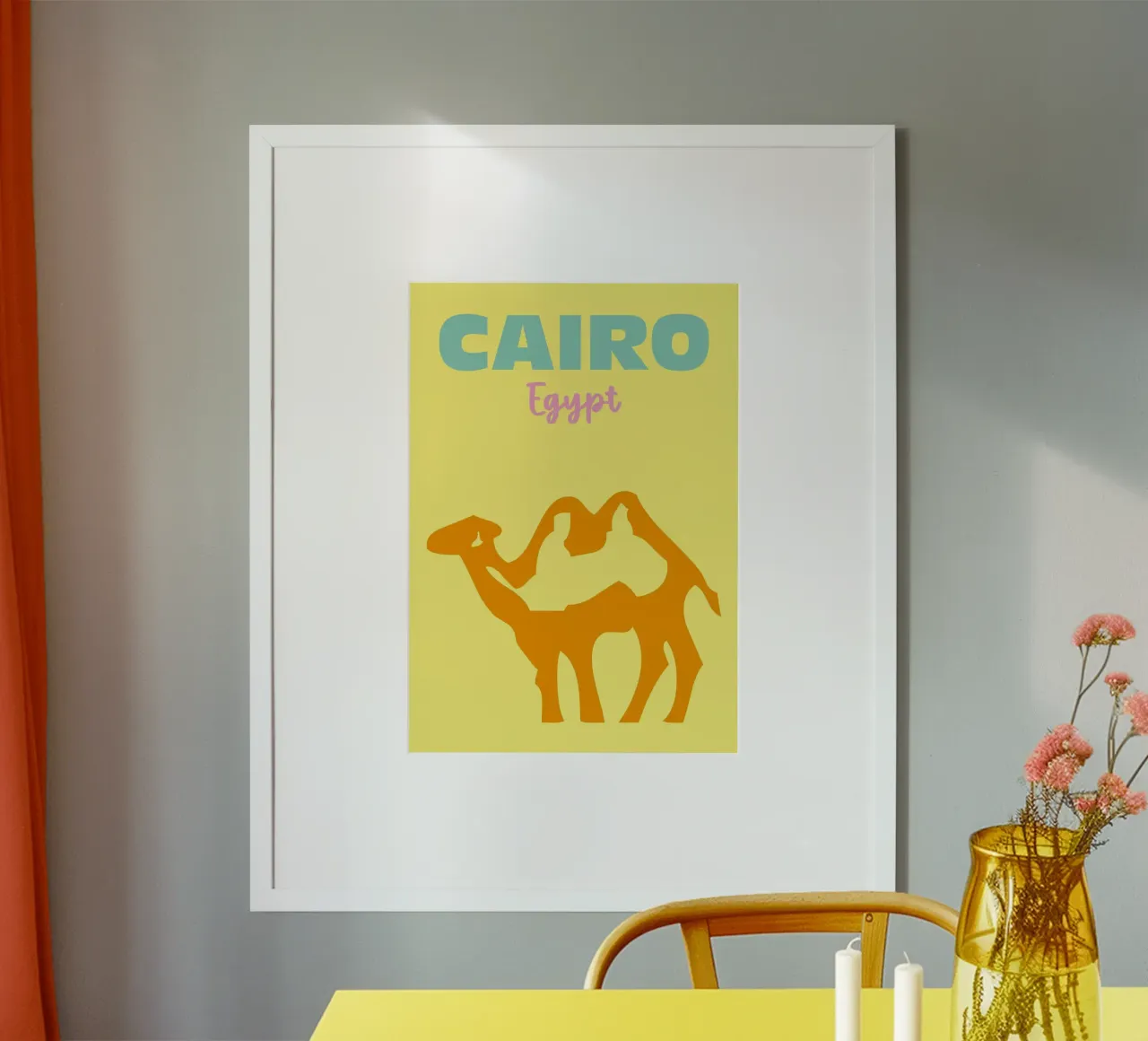 Kairo, Egypt poster da Art Fart