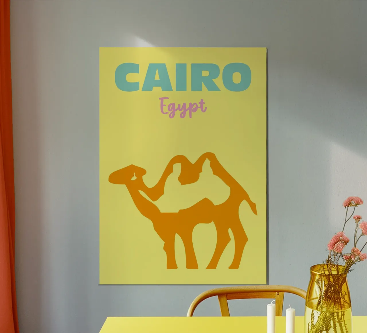 Kairo, Egypt poster da Art Fart