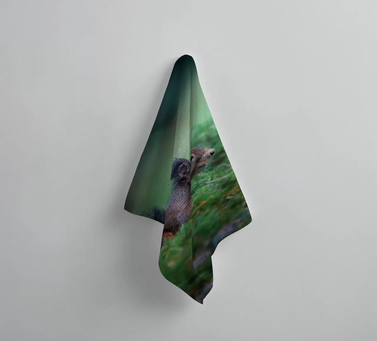 Squirrel towel by Tom's Wildlife