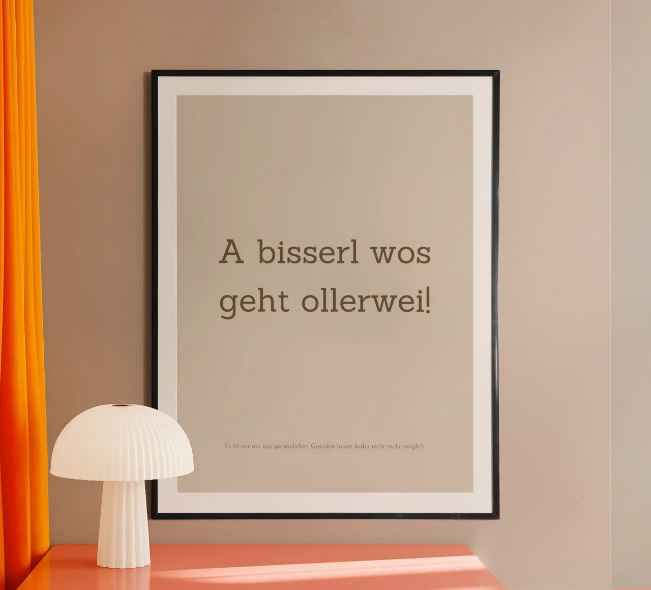 A bisserl wos geht ollerwei! carta hahnemühle da Made in Bavaria