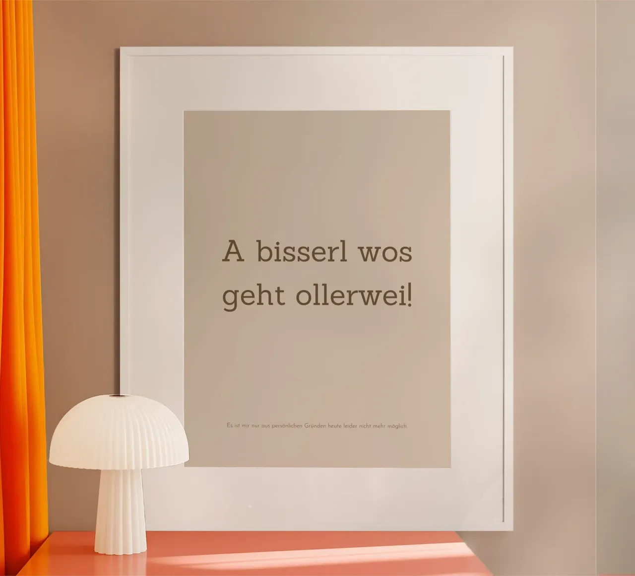 A bisserl wos geht ollerwei! carta hahnemühle da Made in Bavaria
