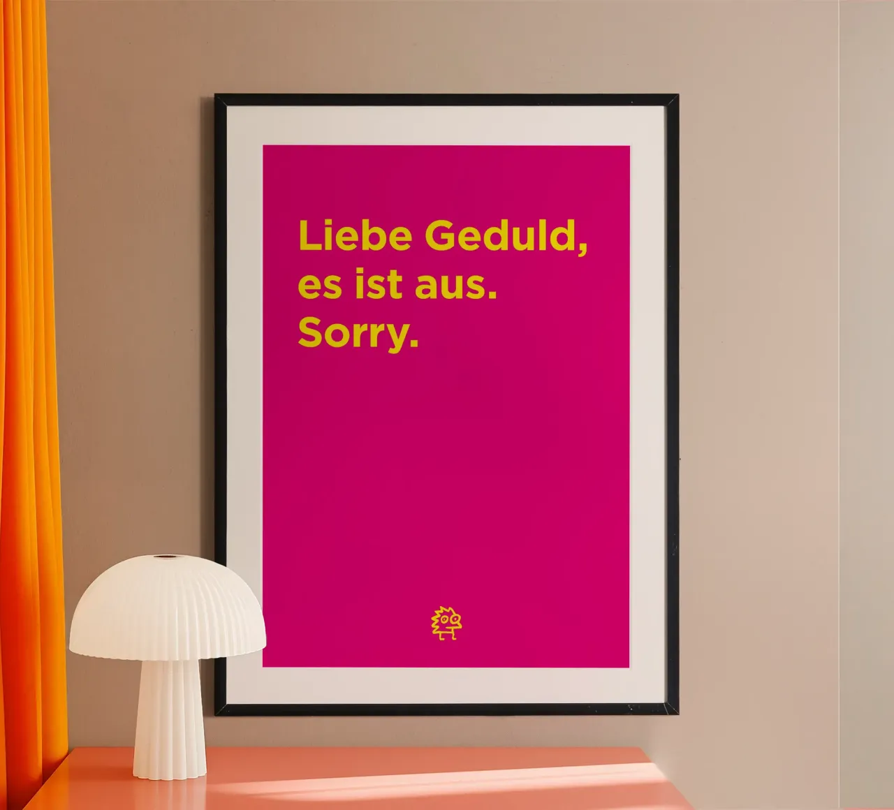 Liebe Geduld poster da Art Fart