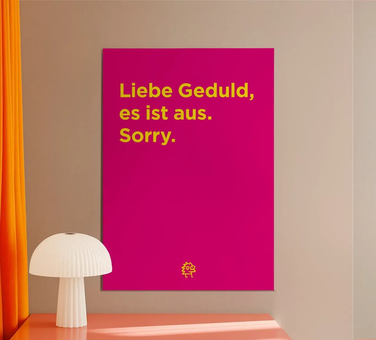 Liebe Geduld poster da Art Fart