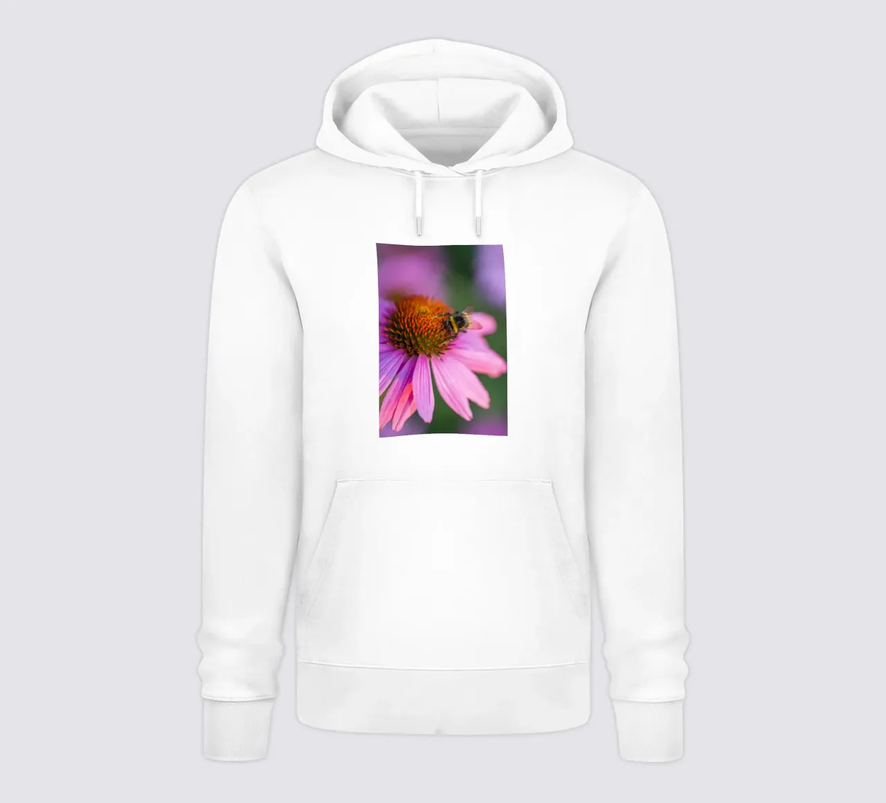 Bombo su fiore rosa felpa con cappuccio da Curious Collections by Marielle Leenders
