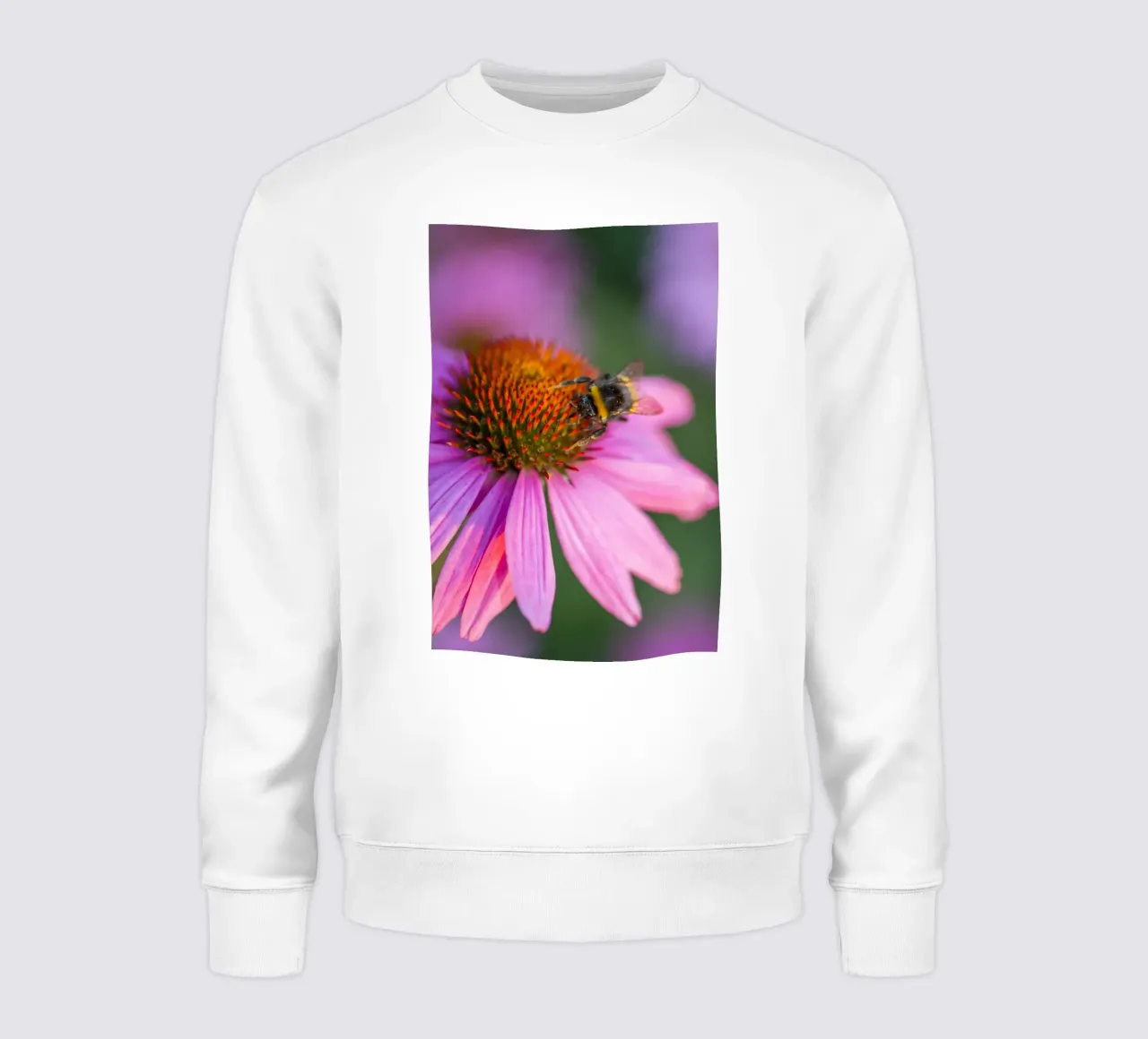 Bombo su fiore rosa felpa da Curious Collections by Marielle Leenders