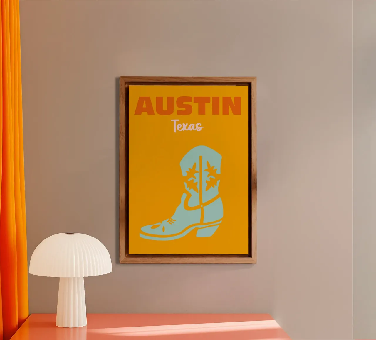 Austin, Texas alluminio dibond da Art Fart