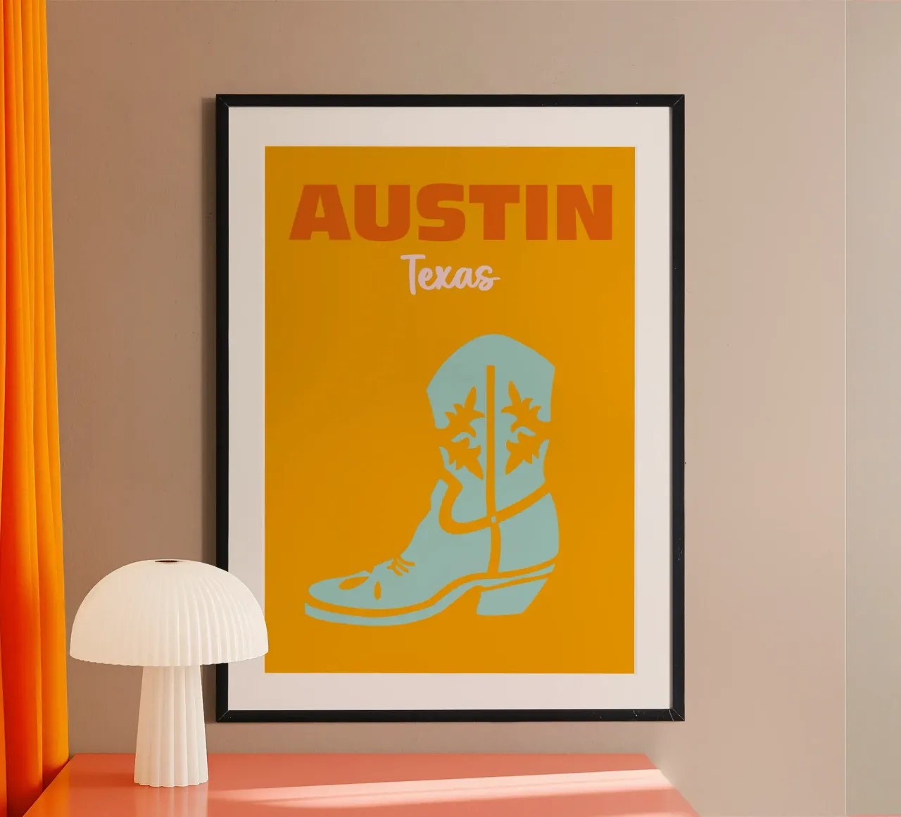 Austin, Texas carta hahnemühle da Art Fart