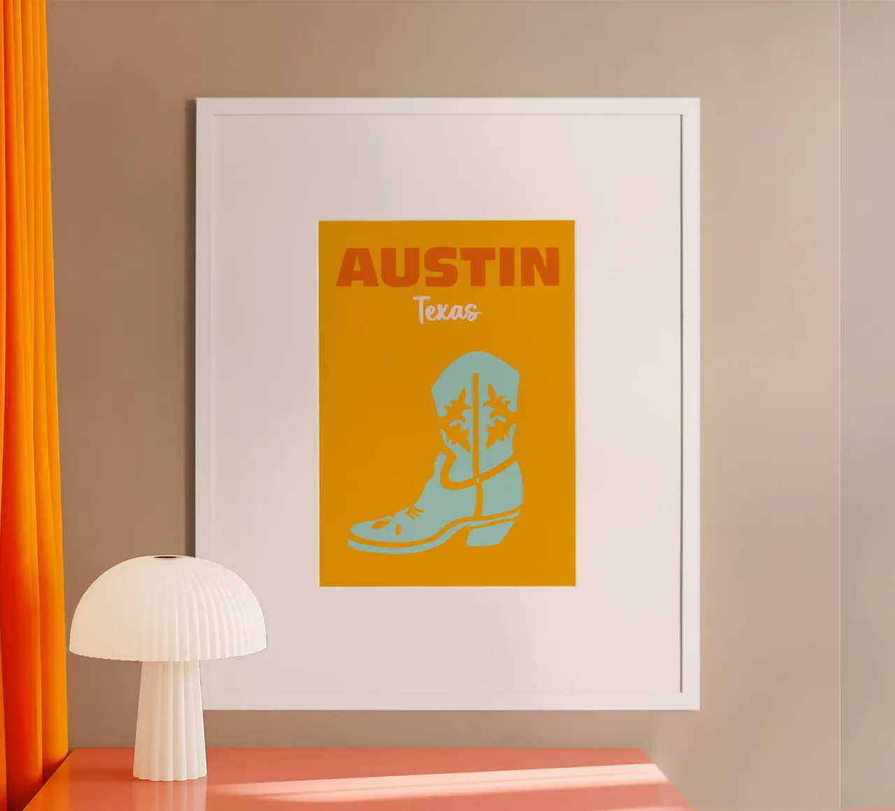Austin, Texas carta hahnemühle da Art Fart