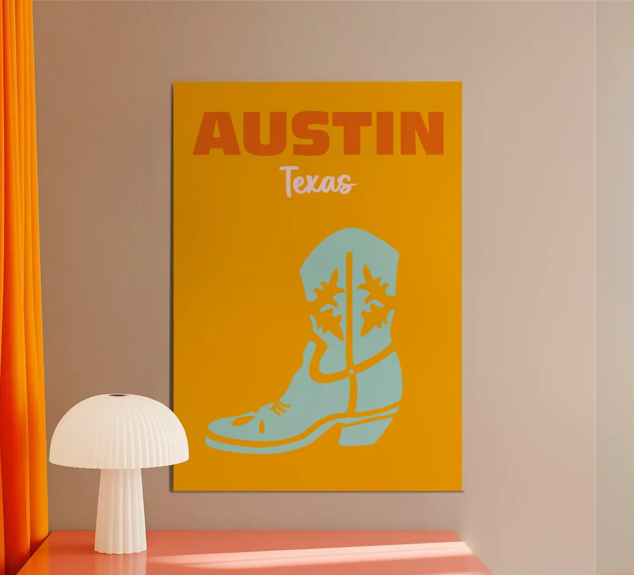 Austin, Texas carta hahnemühle da Art Fart