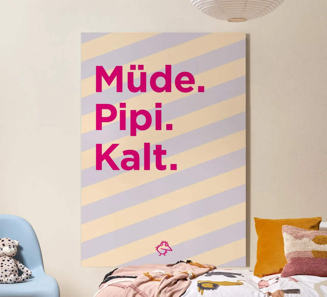 Müde. Pipi. Kalt. plexiglass da Art Fart