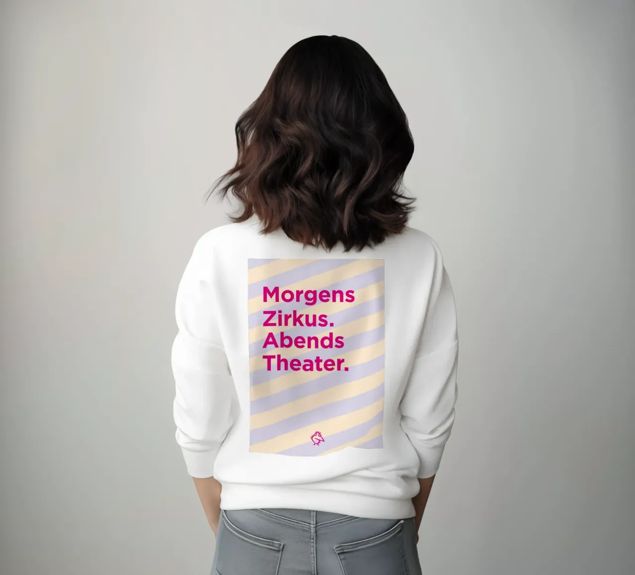 Morgens Zirkus. Abends Theater. sudadera de Art Fart