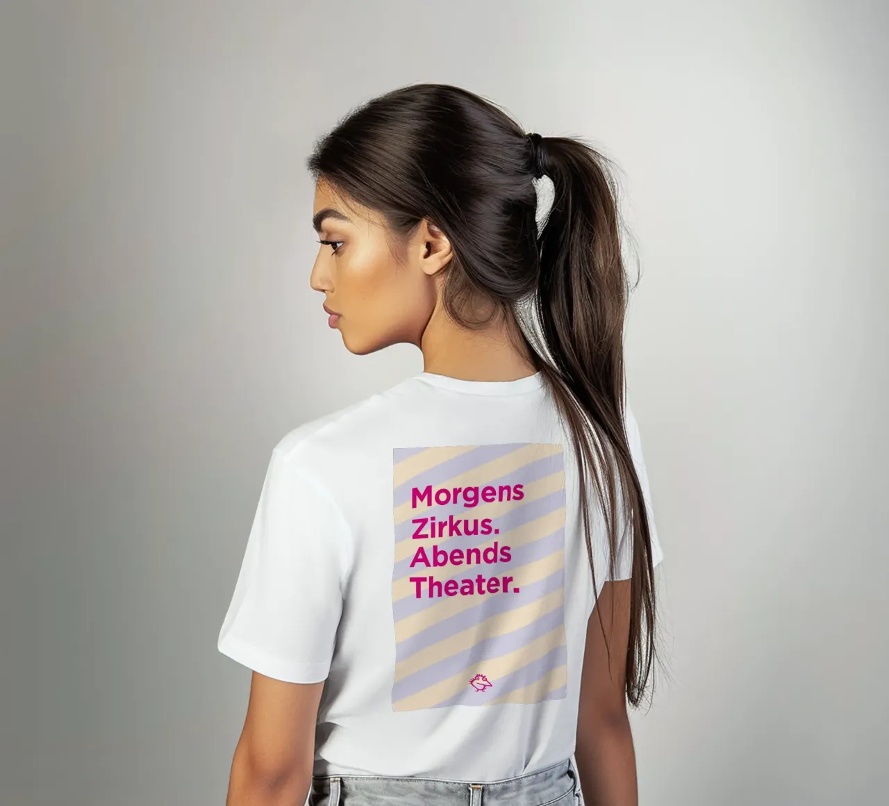 Morgens Zirkus. Abends Theater. t-shirt da Art Fart