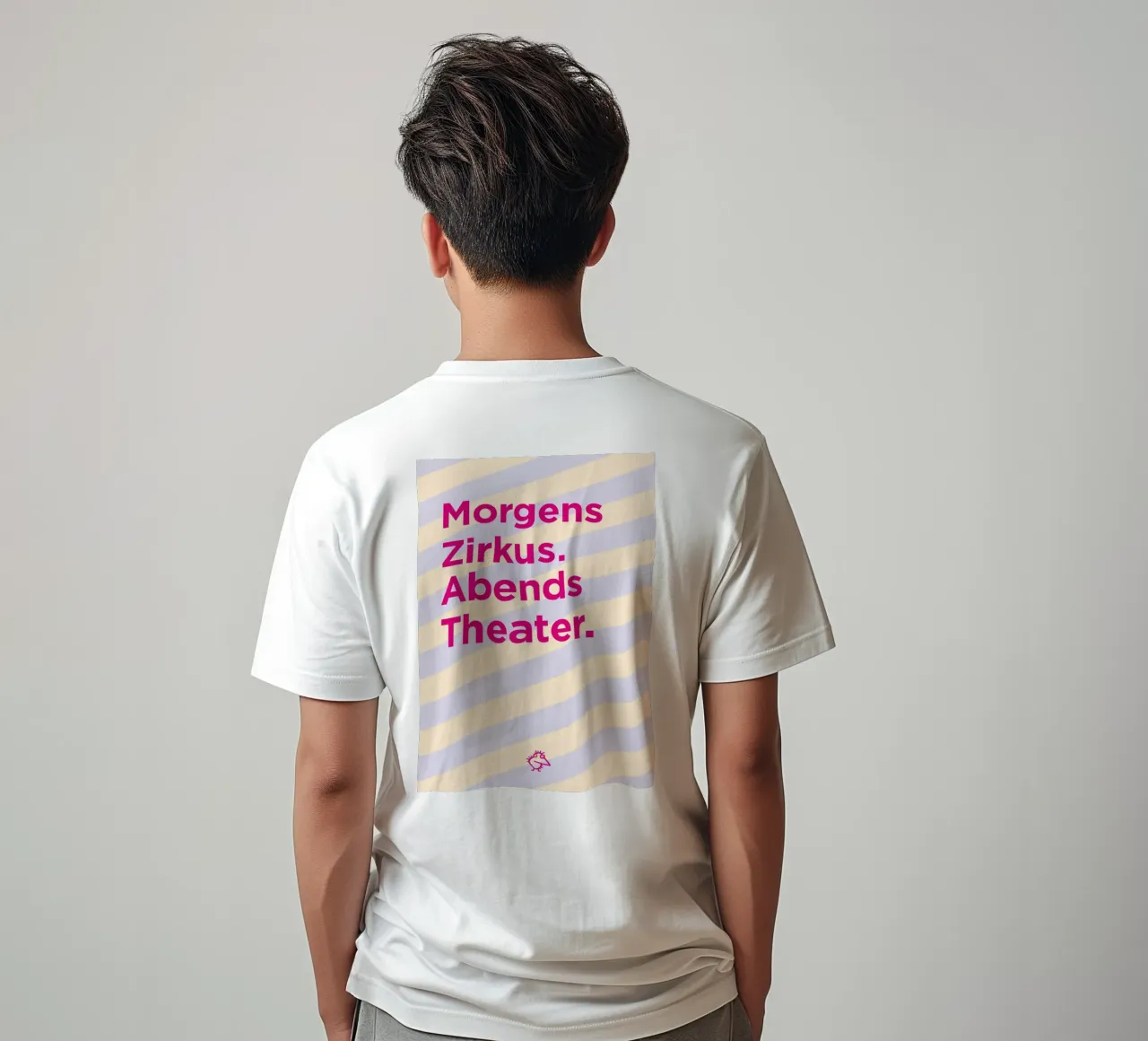 Morgens Zirkus. Abends Theater. t-shirt da Art Fart