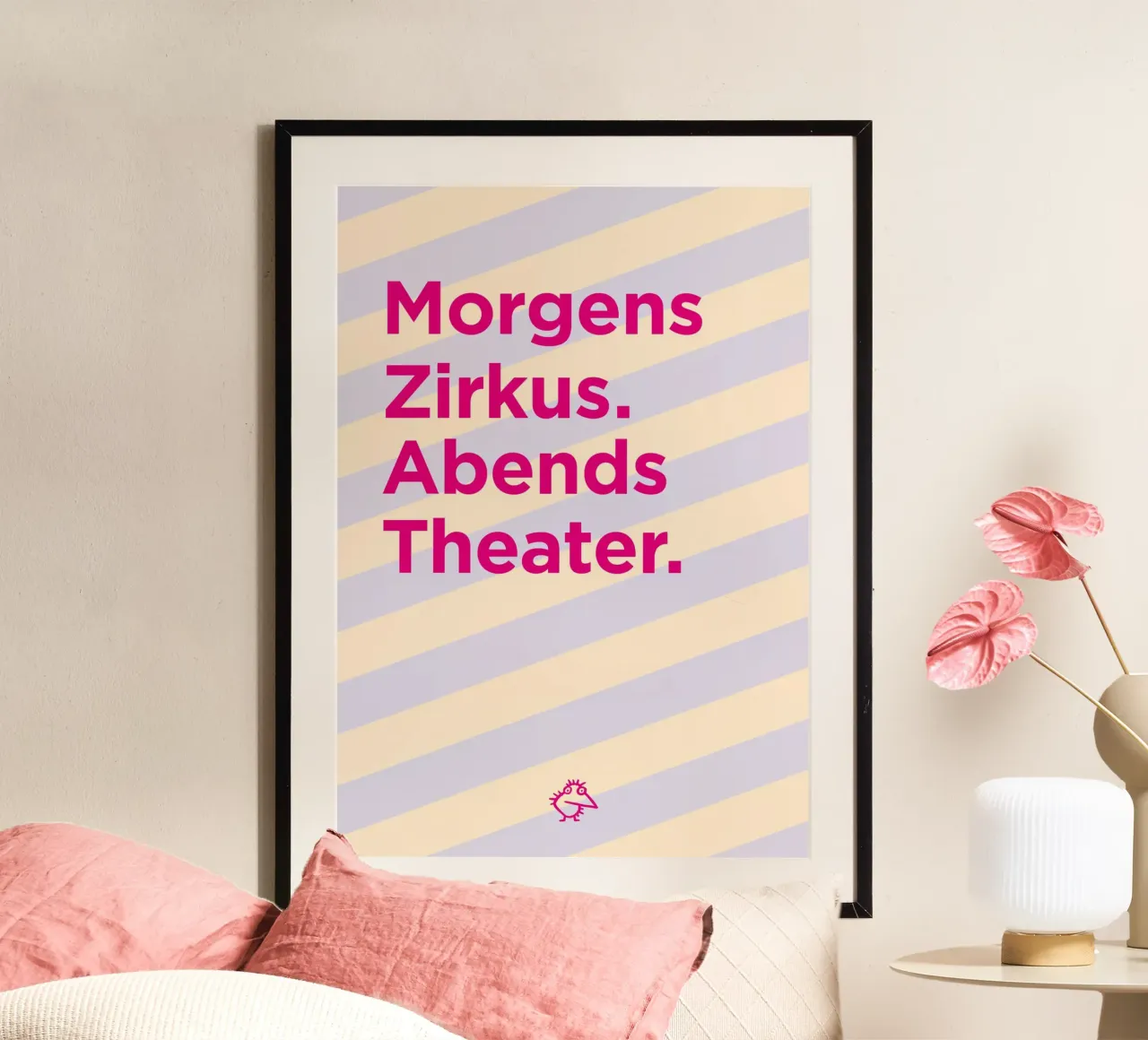 Morgens Zirkus. Abends Theater. carta hahnemühle da Art Fart