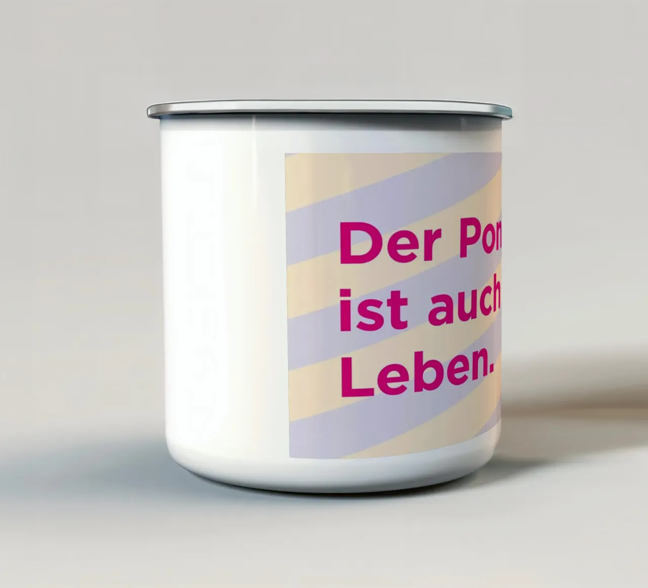Ponyhof tazza in smalto da Art Fart