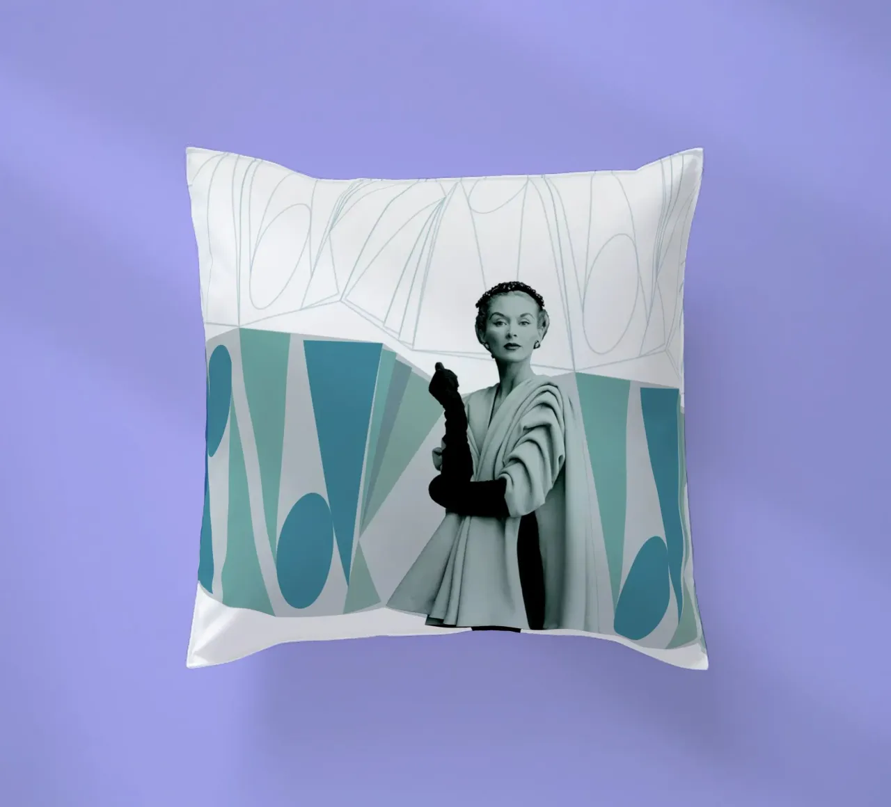 Fashion and Geometry 14 cuscino da DesmondBates