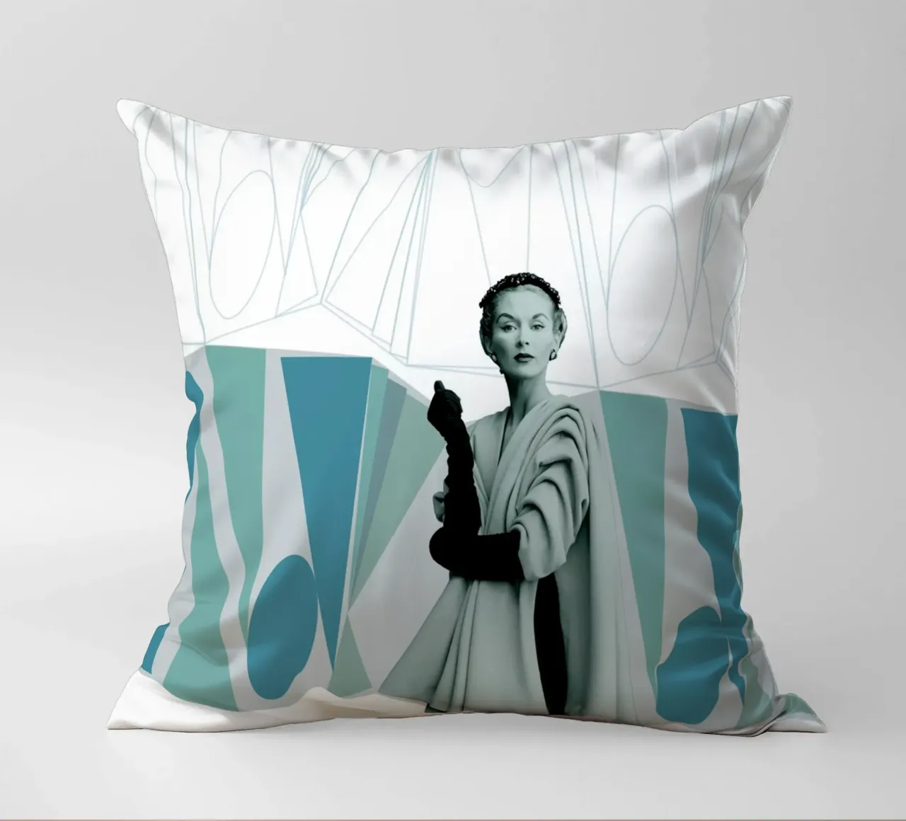 Fashion and Geometry 14 cuscino da DesmondBates