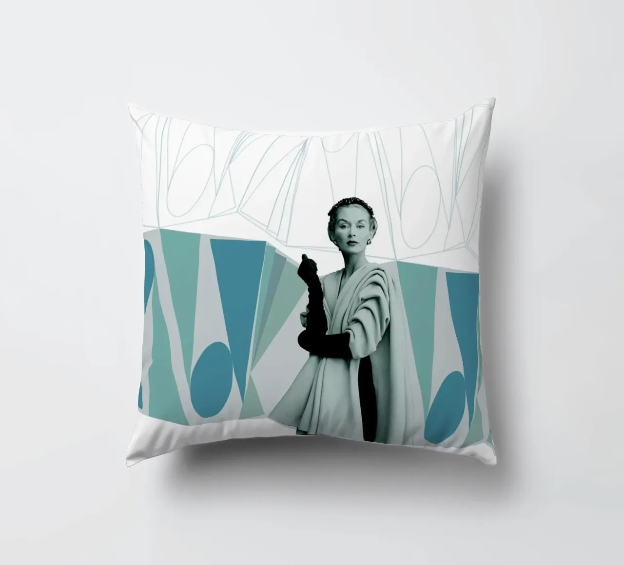 Fashion and Geometry 14 cuscino da DesmondBates