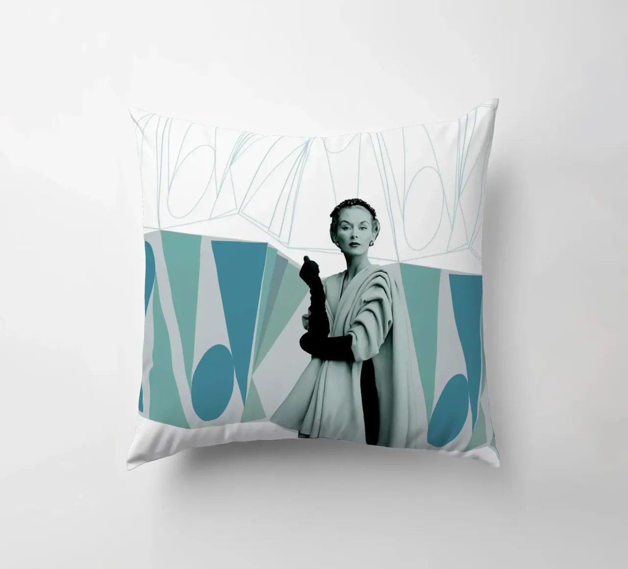 Fashion and Geometry 14 cuscino da DesmondBates
