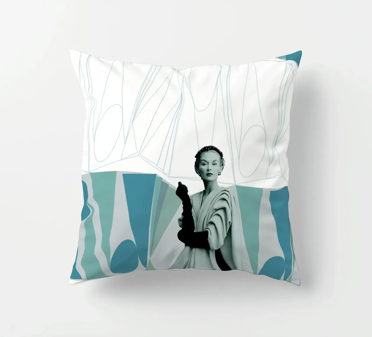 Fashion and Geometry 14 cuscino da DesmondBates