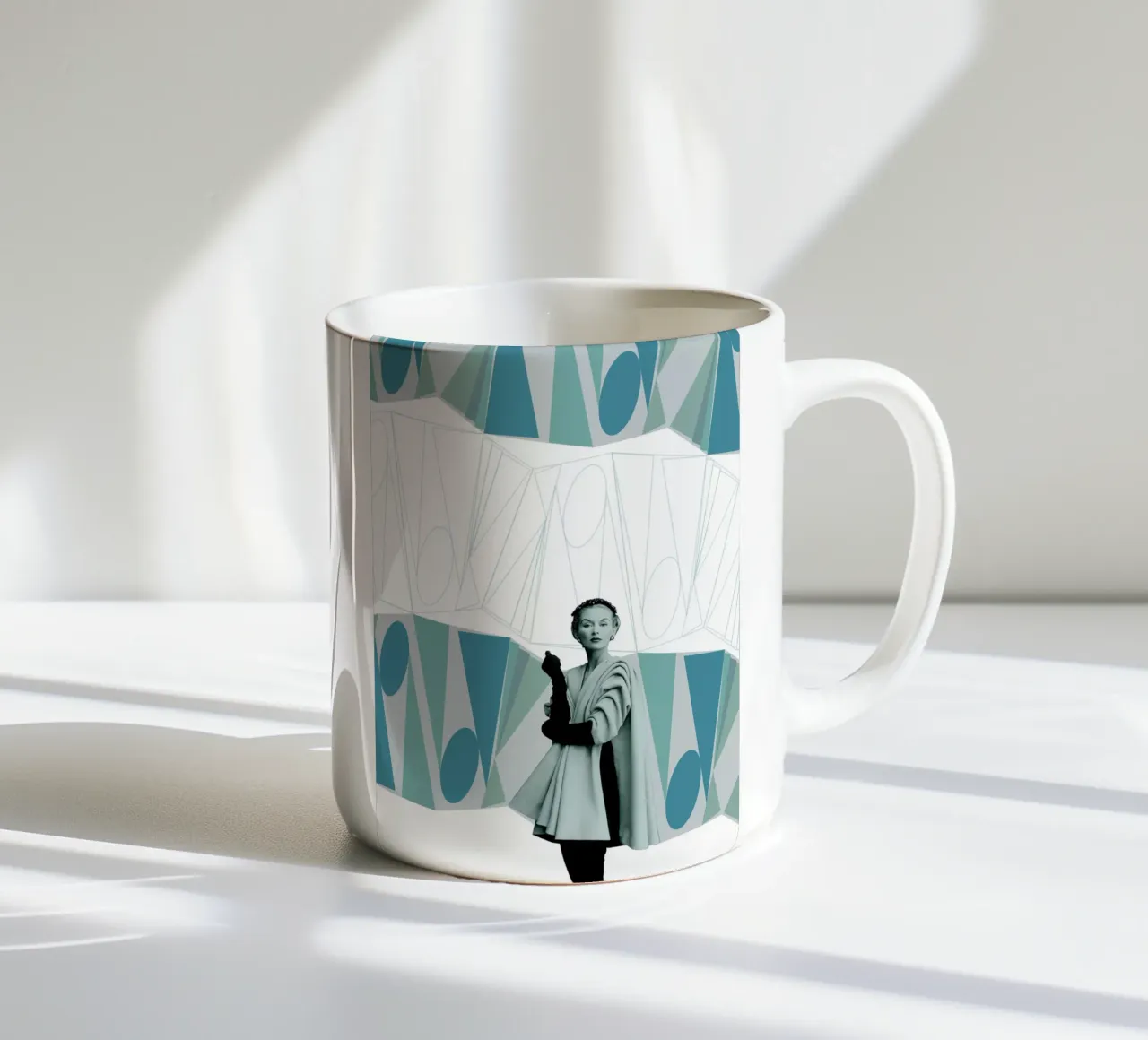 Fashion and Geometry 14 tazza in ceramica da DesmondBates