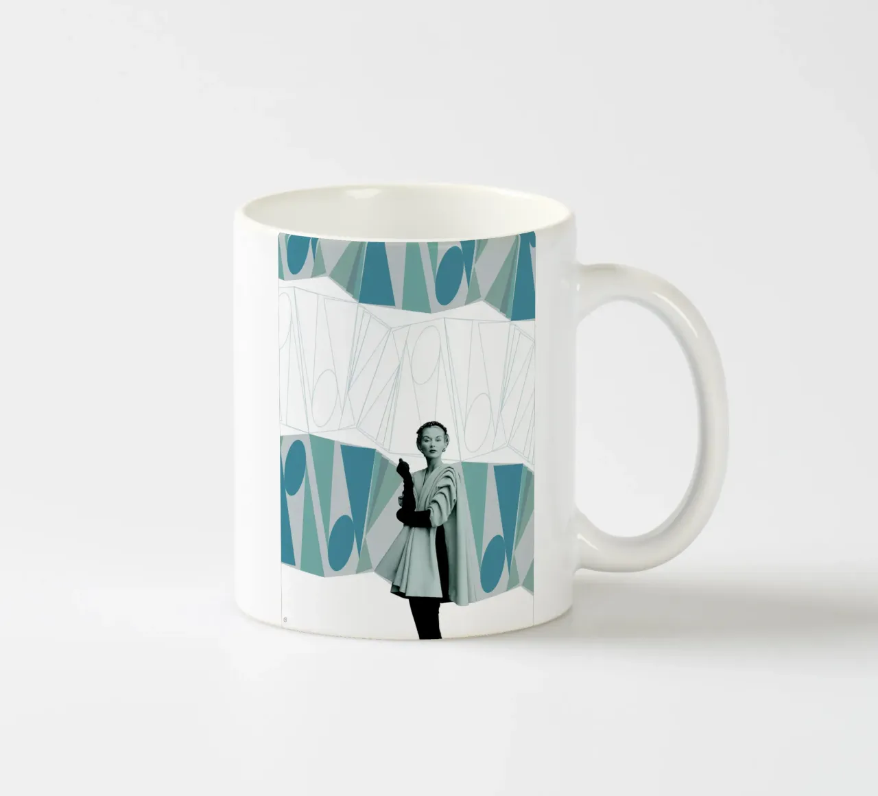 Fashion and Geometry 14 tazza in ceramica da DesmondBates