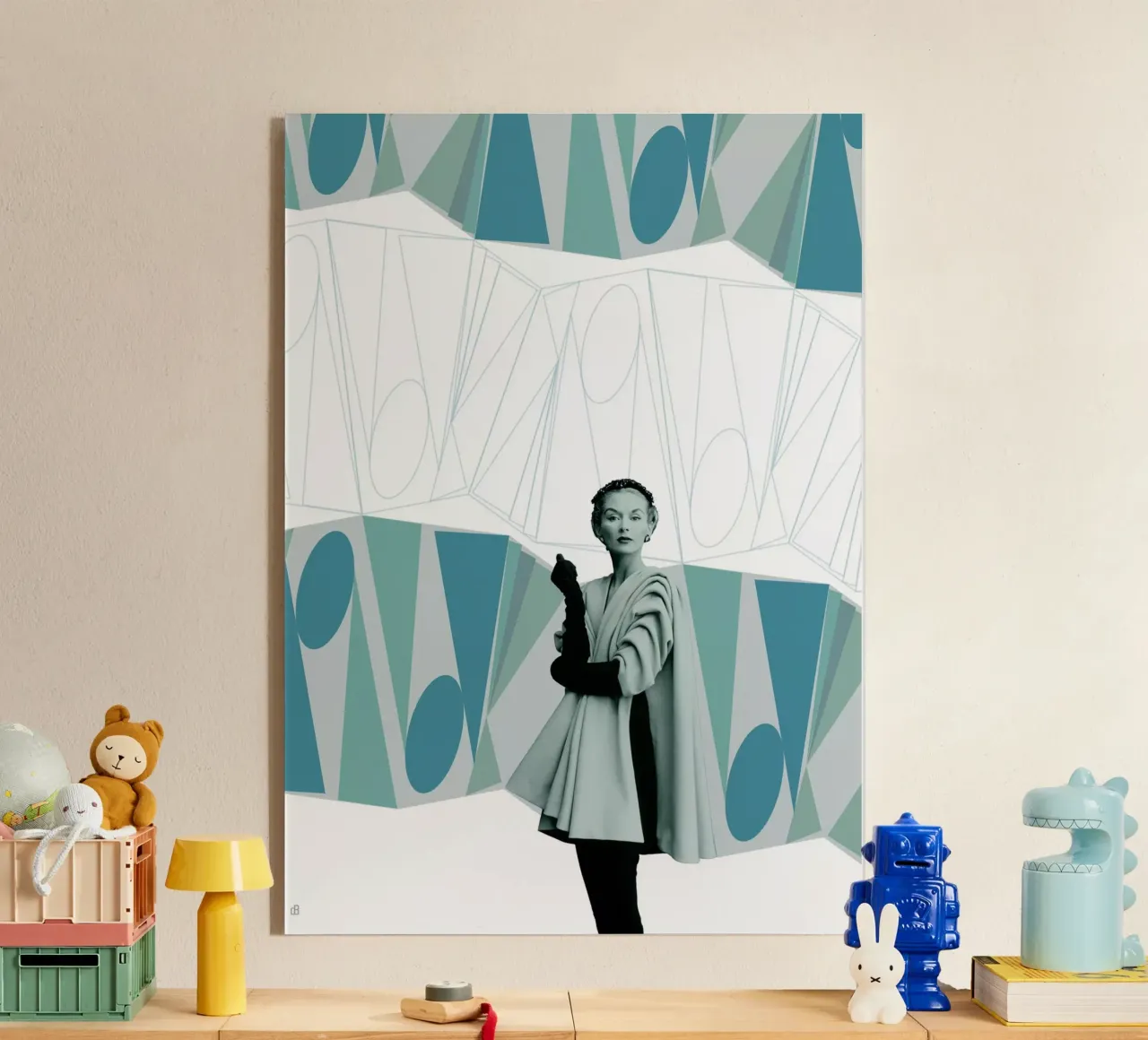Fashion and Geometry 14 acrylic glass by DesmondBates